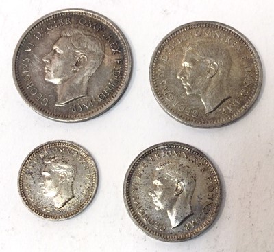 Lot 425 - G.B. - Silver four coin George VI Maundy set 1937 (uncased) GEF - AU (1 coin set)