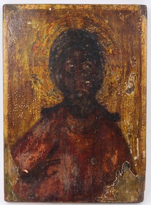 Lot 794 - Antique Greek icon of Christ