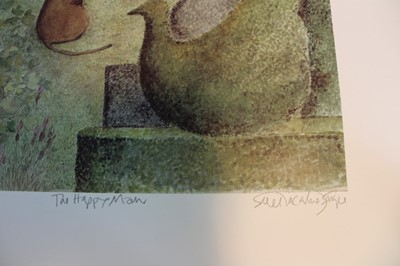 Lot 305 - Sue Macartney Snape print - English Eccentricities: ‘The Happy Man ‘ signed and numbered 423/600