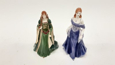 Lot 1333 - Two Royal Worcester limited edition figures - The Princess of Tara and Midnight Encounter