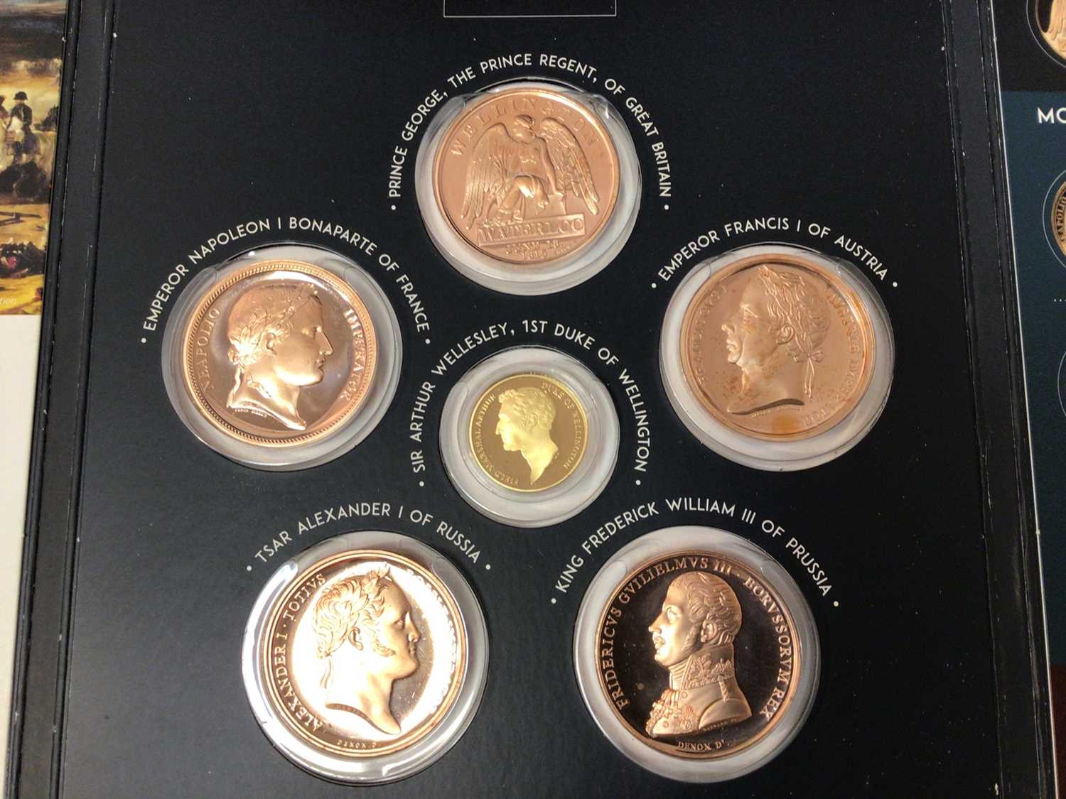 Lot 427 - G.B. - The Waterloo Mint, six medal set