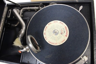 Lot 2318 - HMV portable gramophone