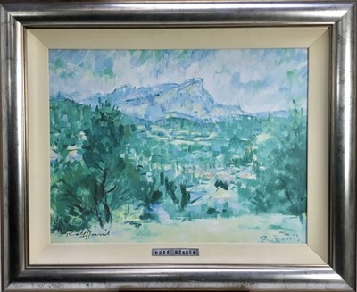 Lot 272 - After Rolf Harris - lithographic print, Landscape, signed and numbered 200 / 295, 56 x 46cm framed