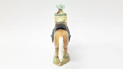Lot 3 - Beswick Canadian mounted Cowboy , model no. 1377, designed by Graham Orwell, 22.2cm in height