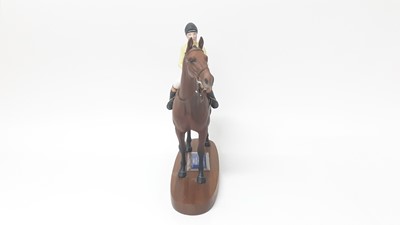 Lot 11 - Beswick Connoisseur model, Arkle with Pat Taaffe Up, model no. 2084, designed by Arthur Gredington, 21.7cm in height