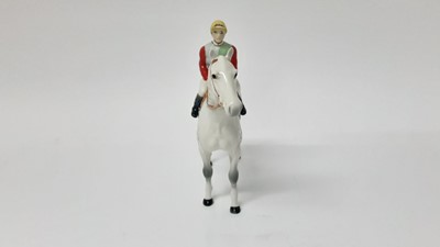 Lot 12 - Beswick The Horse and Jockey, style 2, model no. 1862, designed by Arthur Gredington, 20.3cm in height