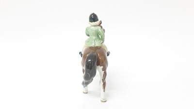 Lot 14 - Beswick Girl on Pony, model no. 1499, designed by Arthur Gredington, 14cm in height