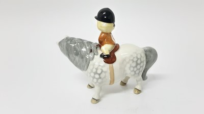 Lot 26 - Three Beswick Norman Thelwell models - Pony Express, Kick-Start and Learner