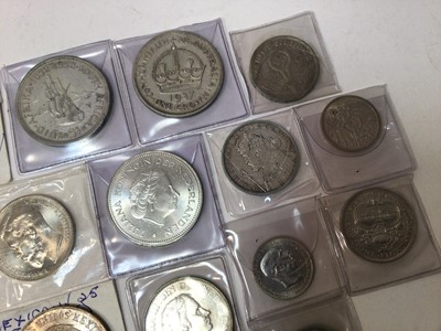 Lot 434 - World - Mixed silver coins to include Australia Crown 1937 EF, Florin 1927 EF, Mexico 5 Pesos 1948 AU, 20 Pesos 'Olympics' 1968 UNC, Sweden 2 Kronor 'Silver Jubilee' 1897 GEF, Russia copper-nickel...