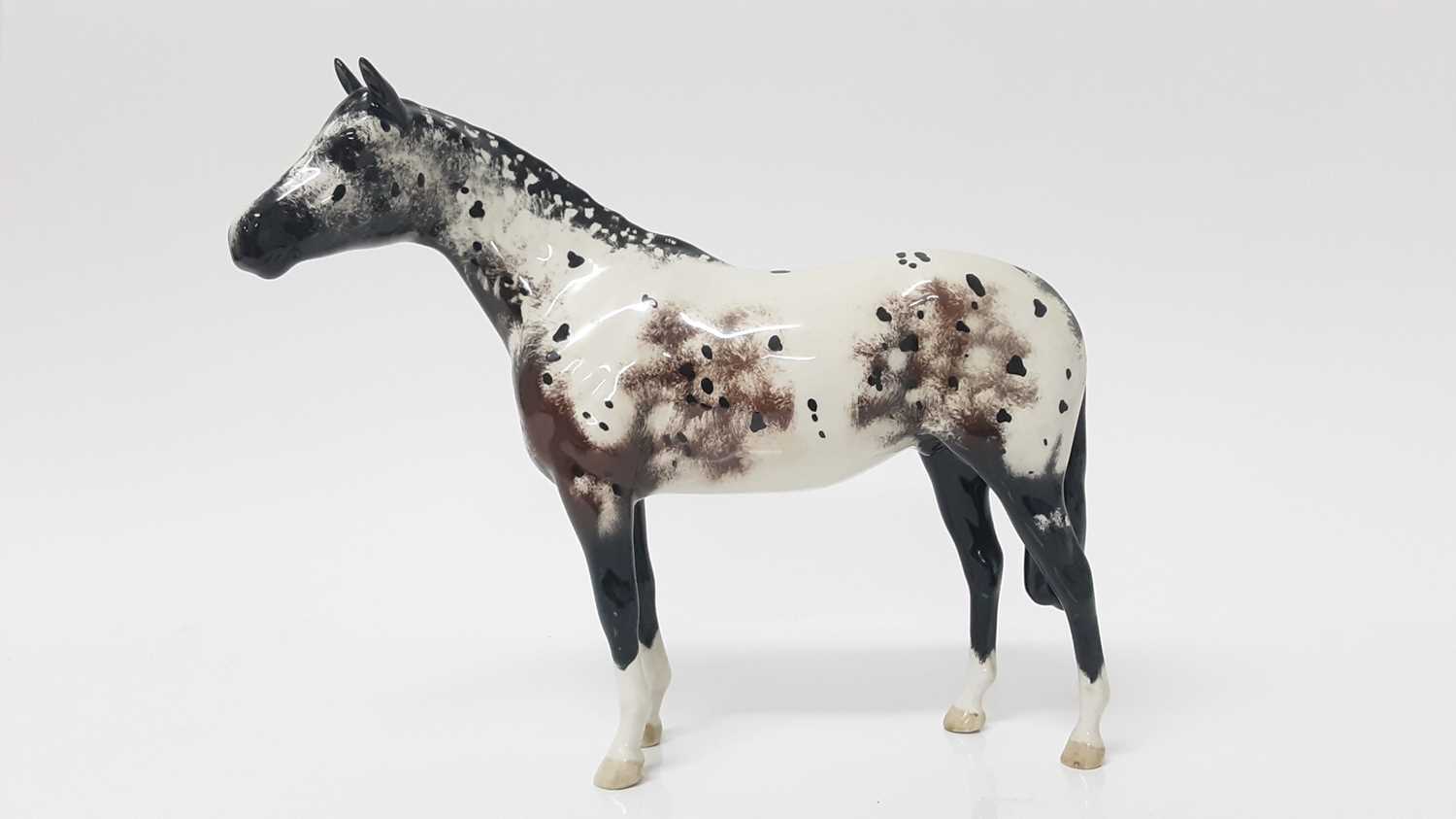 Lot 30 - Beswick Appaloosa Stallion, model no. 1772, designed by Arthur Gredington, 19.5cm high