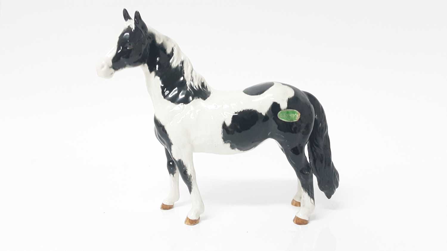 Lot 31 - Beswick Pinto Pony, second version Piebald, model no. 1373, designed by Arthur Gredington, 16.5cm high