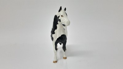 Lot 31 - Beswick Pinto Pony, second version Piebald, model no. 1373, designed by Arthur Gredington, 16.5cm high