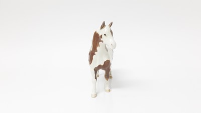 Lot 32 - Beswick Pinto Pony, first version - Skewbald, model no 1373, designed by Arthur Gredington, 16.5cm high