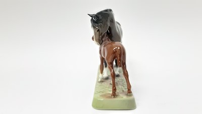 Lot 35 - Beswick Mare and Foal, model no. 1811, designed by Arthur Gredington, 16cm high