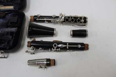 Lot 2322 - Selmer signet Bb clarinet, cased