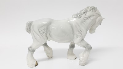 Lot 38 - Beswick Shire Horse (large action shire), model no. 2578, designed by Alan Maslankowski, 21cm high