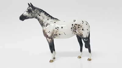 Lot 41 - Beswick Appaloosa Stallion, model no. 1772, designed by Arthur Gredington, 20cm high