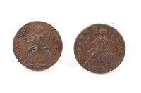 Lot 155 - G.B. copper Halfpennies- to include George II...