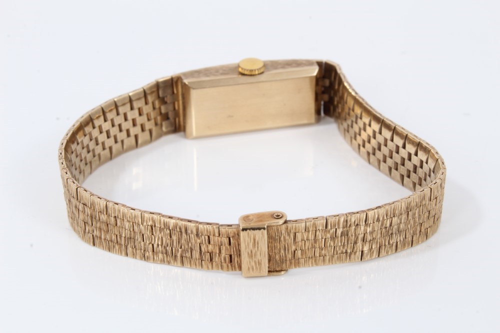 bueche girod 9ct gold watch