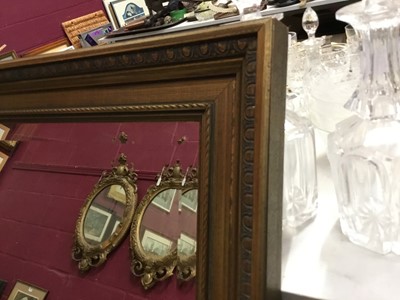 Lot 1001 - Large bevelled wall mirror in gilt frame