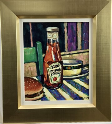 Lot 167 - Terence Clarke (b. 1953) oil on canvas, Ketchup