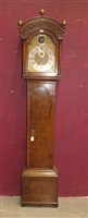 Lot 1389 - Georgian eight day longcase Clocksck with...