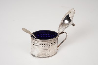 Lot 336 - George III silver oval mustard pot