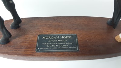 Lot 64 - Beswick Connoisseur model Morgan Horse - Tarryall Maestro, model no. 2605, designed by Graham Tongue, 29.2cm high