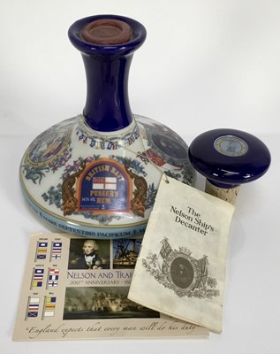 Lot 148 - Rum, one bottle, The Pusser’s Admiral Lord Nelson Ships Decanter, 1 litre
