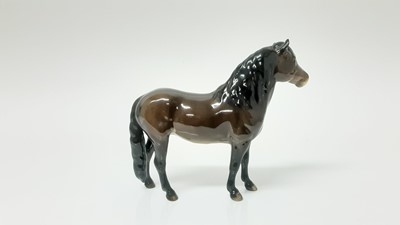 Lot 66 - Beswick Exmoor Pony - Heatherman, model no. 1645, designed by Arthur Gredington, 16.5cm high