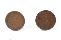 Lot 157 - G.B. copper Farthings - Victoria 1844. AF and...