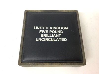 Lot 444 - G.B. - Royal Mint brilliant uncirculated Gold Five Pound coin 1988 (N.B. In case of issue with Certificate of Authenticity) (1 coin)