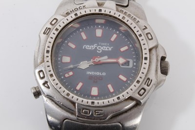 Lot 46 - Timex Reef Gear Indiglo 200m stainless steel diver’s wristwatch