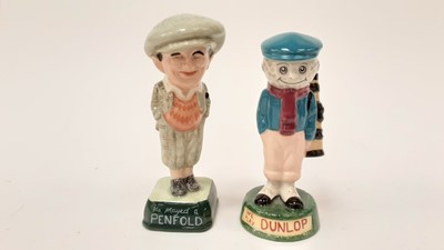 Lot 1307 - Two Royal Doulton limited edition Millennium Collectables - Penfold Golfer and Dunlop Caddie