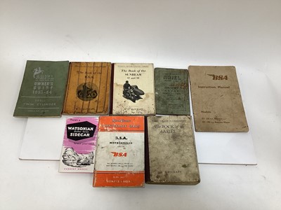 Lot 2097 - Collection of 1950's Motorcycle magazines togerher with related booklets and manuals