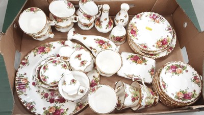 Lot 1337 - Group of Royal Albert 'Old Country Roses' pattern ceramics