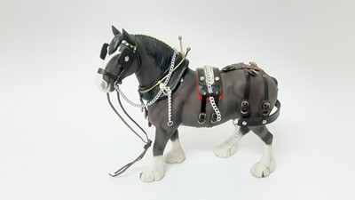 Lot 87 - Five Beswick Horses including Shires