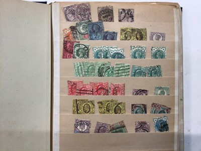 Lot 1547 - Stamps, GB and World selection in large blue crate including covers, albums, stock books etc