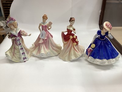 Lot 1342 - Collection of Doulton figures and others and collectors plates (14)