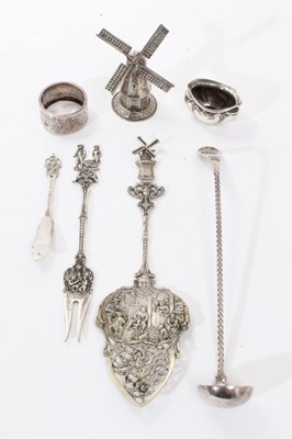 Lot 334 - Selection of Continental and other silver (7)