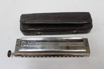 Lot 2329 - Six vintage harmonicas in original boxes
