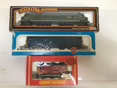 Lot 1807 - Two boxes of Railway to include boxed and loose engines and rolling stock.