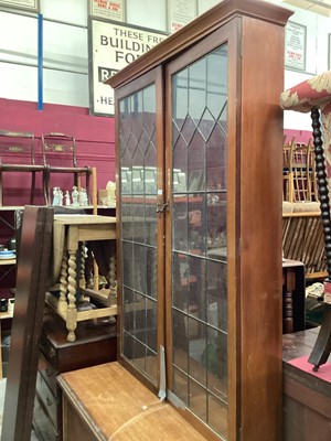 Lot 917 - Early 20th century mahogany display cabinet