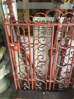 Lot 1096 - Set of antique wrought iron gates