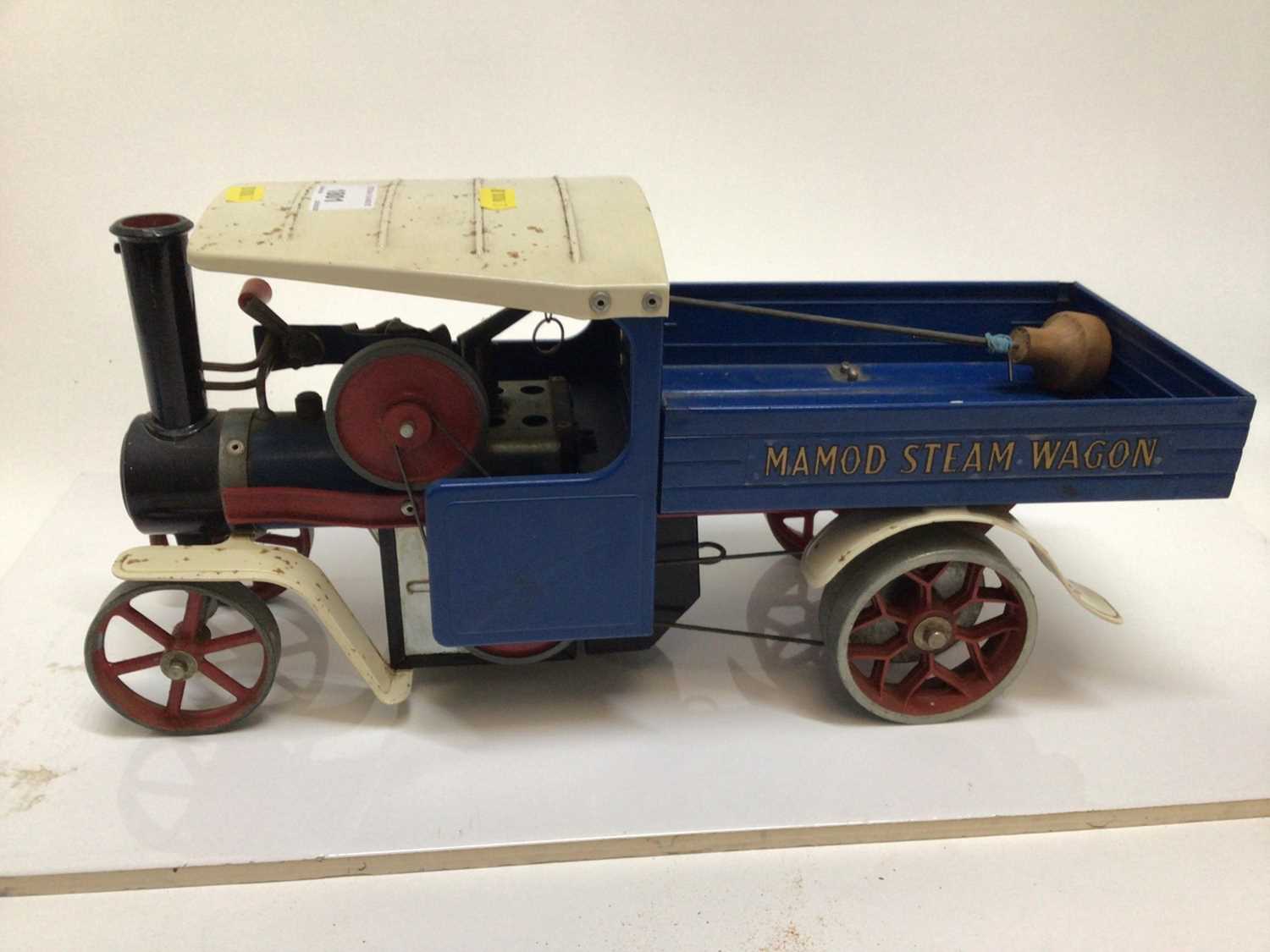 Lot 1801 - Mamod  Live Steam Wagon in blue colourway