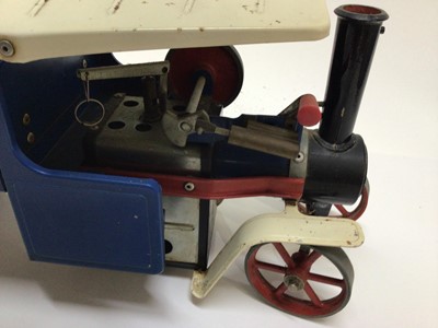 Lot 1801 - Mamod  Live Steam Wagon in blue colourway