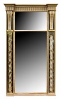 Lot 1417 - Fine Regency neo-classical pier mirror with...