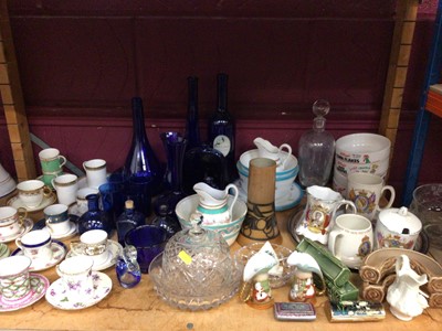 Lot 521 - Collection of cut glass ware, ceramics and other items