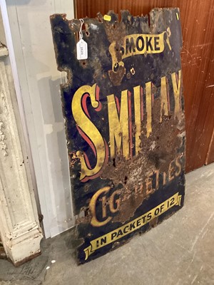 Lot 2620 - Three vintage enamel signs