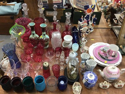 Lot 375 - Group of ceramics and glass